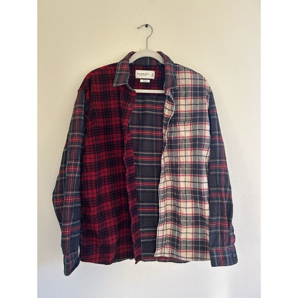 Abercrombie & Fitch Soft A&F Flannel Relaxed M - Picture 2 of 7